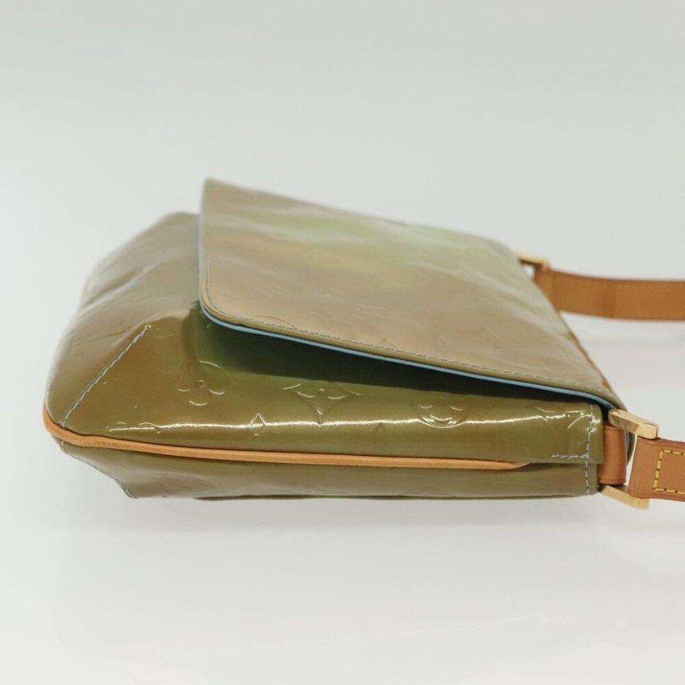 Authentic LOUIS VUITTON Monogram Vernis Thompson Street Bag Baby Blue M91009 - Picture 11 of 16